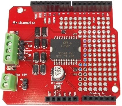 Arduino motorshield para DCC